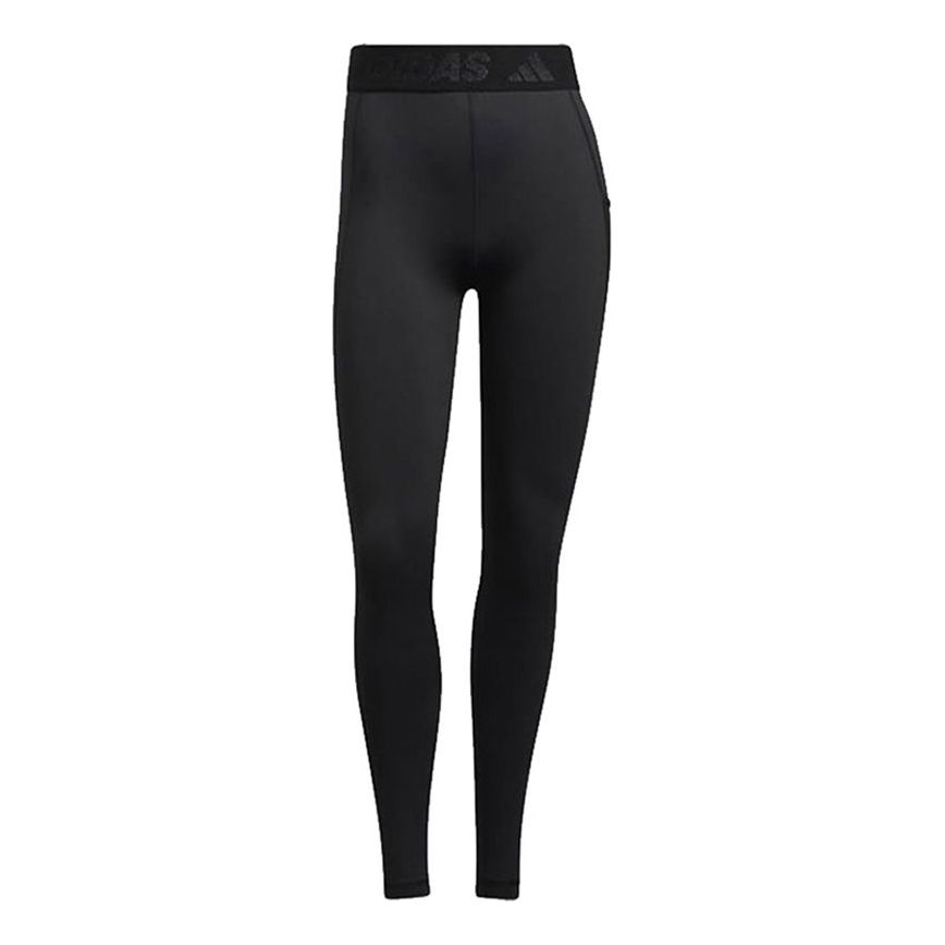 (WMNS) adidas Techfit Long Reflective Tights Asia Sizing 'Black' H11222