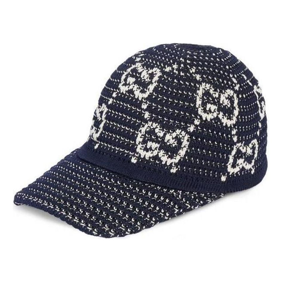 (WMNS) Gucci GG Crochet Cotton Baseball Hat 'Blue' 7473314HAY74000