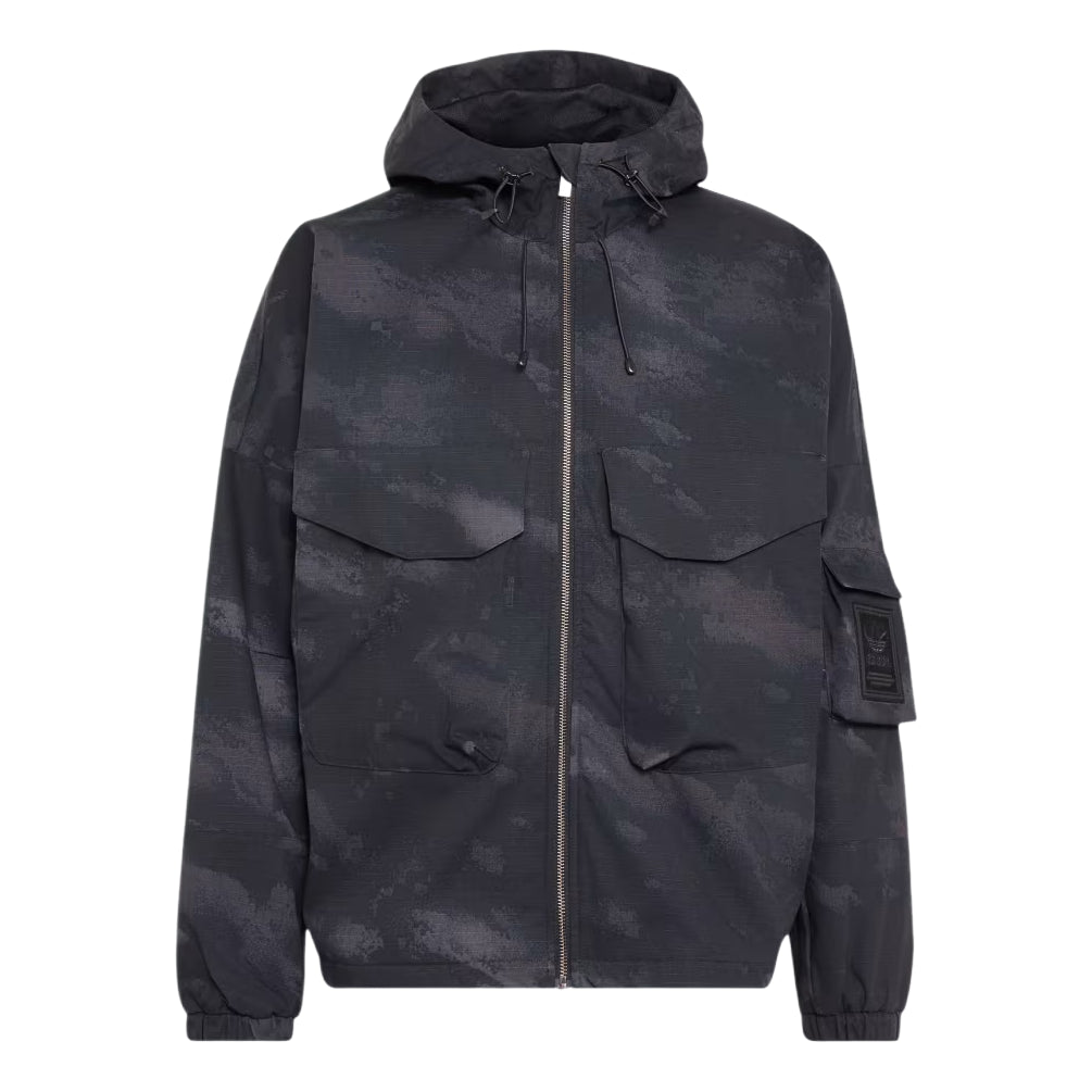 adidas Camo Jacket Asia Sizing 'Black' IA5937