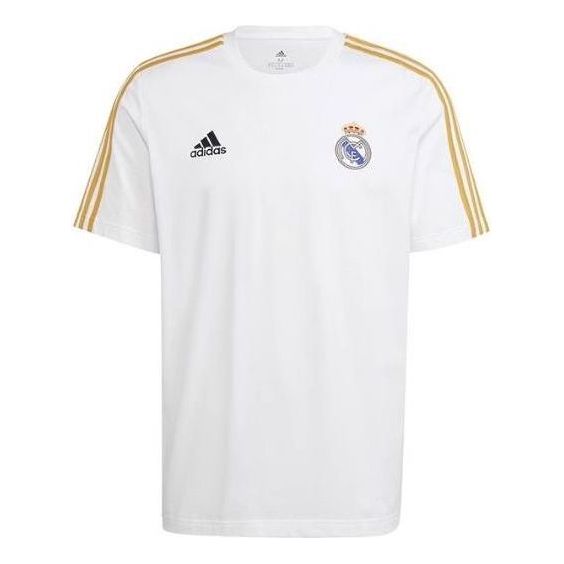 adidas Real Madrid 3-Stripes T-shirt 'White' HY0605