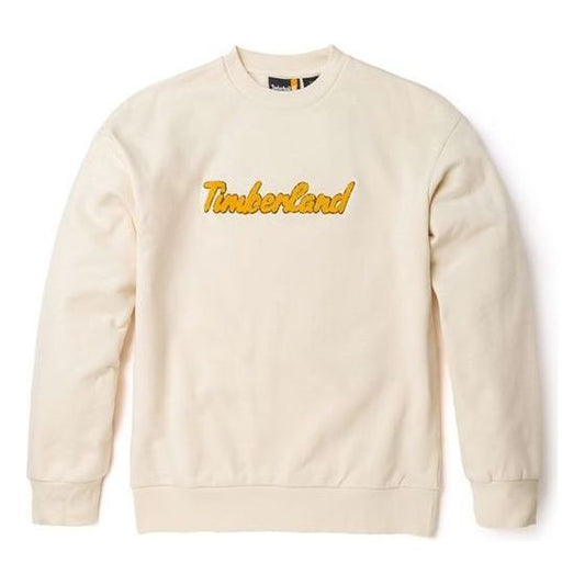 (WMNS) Timberland Logo Crewneck Sweatshirt 'White' A6HV5-V04