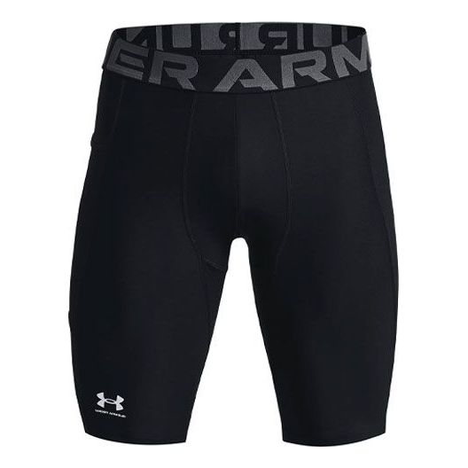Under Armour HeatGear Pocket Long Shorts Asia Sizing 'Black' 1361602-001