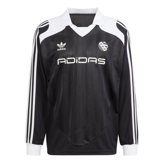 adidas Originals Adilenium Oversized Long Sleeves 'Black White' IW3642