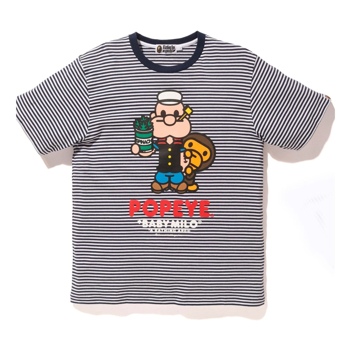 BAPE x Popeye Hoop Tee Navy BAPE-SS18-075