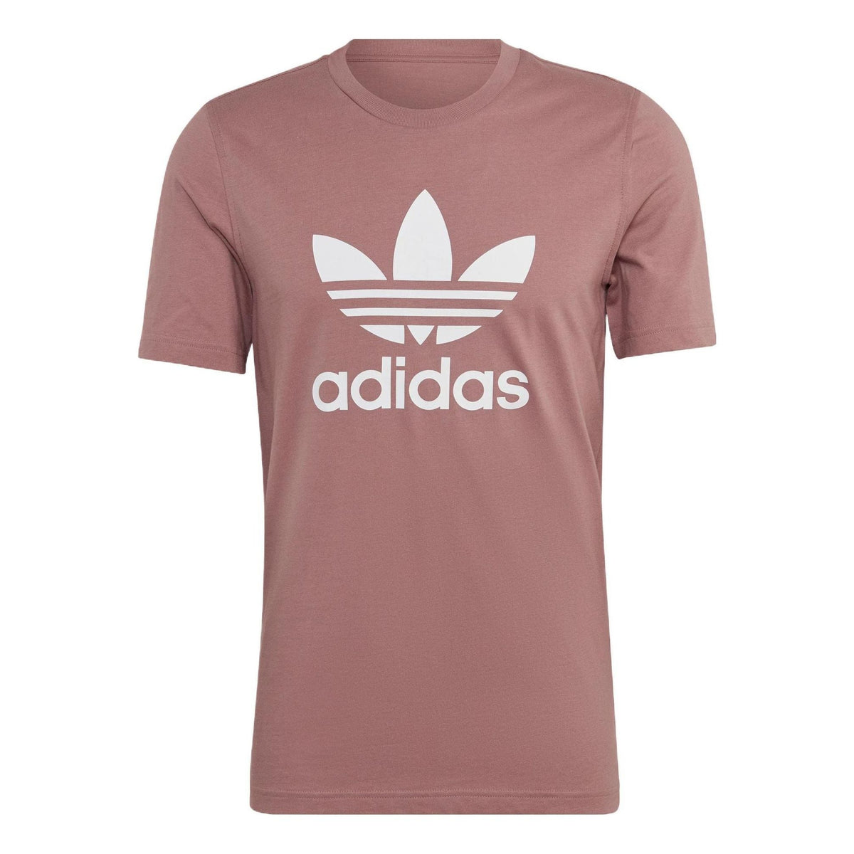 Men's adidas originals T-SHIRT Logo Sports Breathable Short Sleeve T Wine Red T-Shirt HN5446