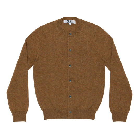 (WMNS) COMME des GARCONS PLAY Cardigan Pastel Series Sleeve Heart 'Brown' AZ-N091-051-3