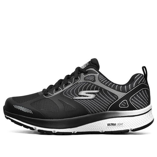 (WMNS) Skechers Go Run Consistent Low-Top Sneakers Black 128272-BKSL