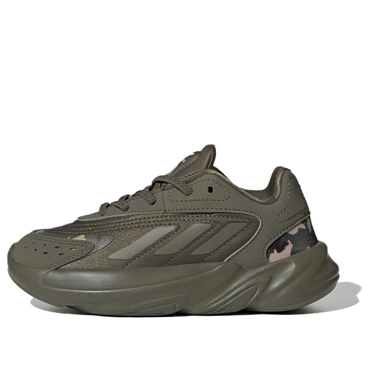 (GS) adidas Ozelia Shoes 'Olive Strata Camo' HQ1608