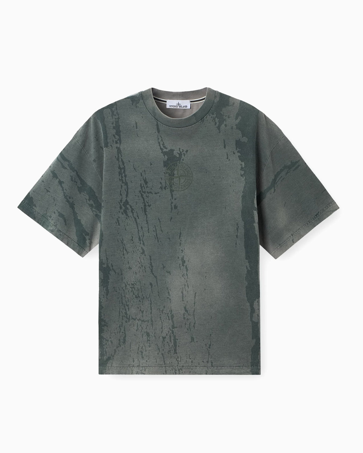 Camiseta Tie-Dye Stone Island Bark para hombre